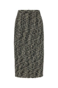 Gucci Bouclé Tweed Skirt — Multicolor