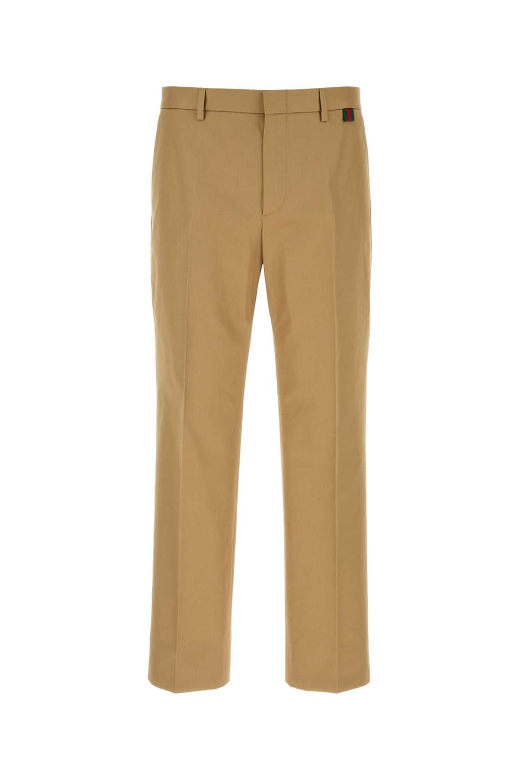 Gucci Cotton Trousers — Beige