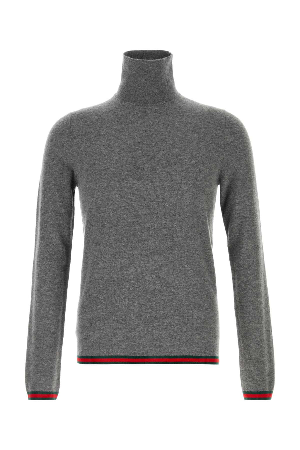 Gucci Cashmere Turtleneck Sweater — Gray