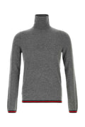 Gucci Cashmere Turtleneck Sweater — Gray