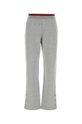 Gucci Cotton Blend Joggers — Gray