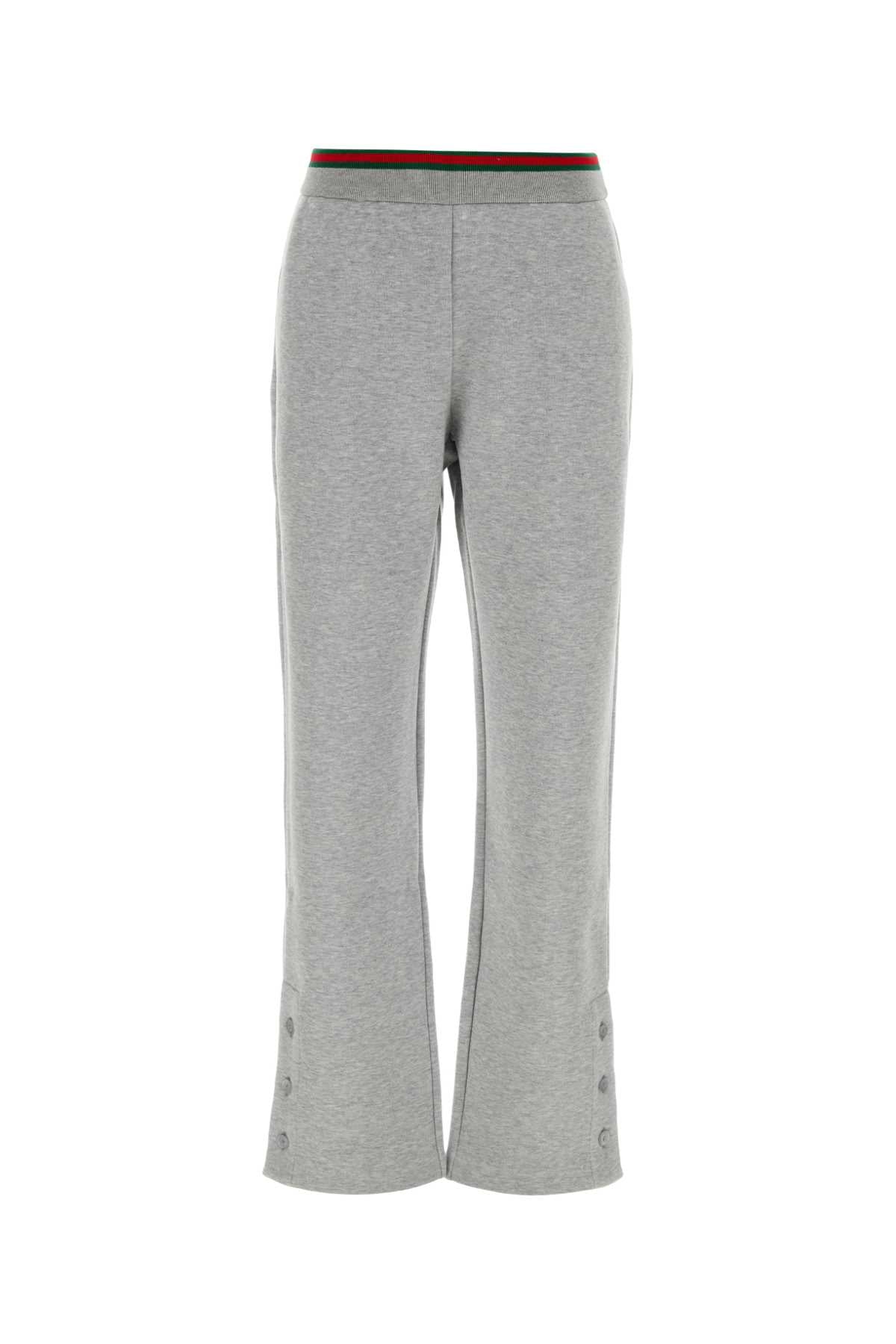 Gucci Cotton Blend Joggers — Gray