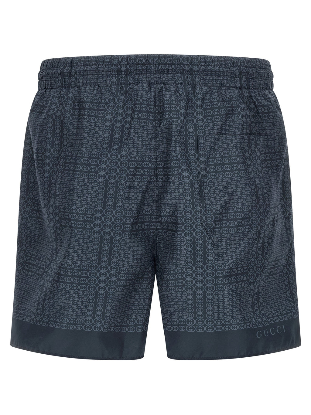 Gucci Gucci Incrocio GG Print Swim Shorts — Blue