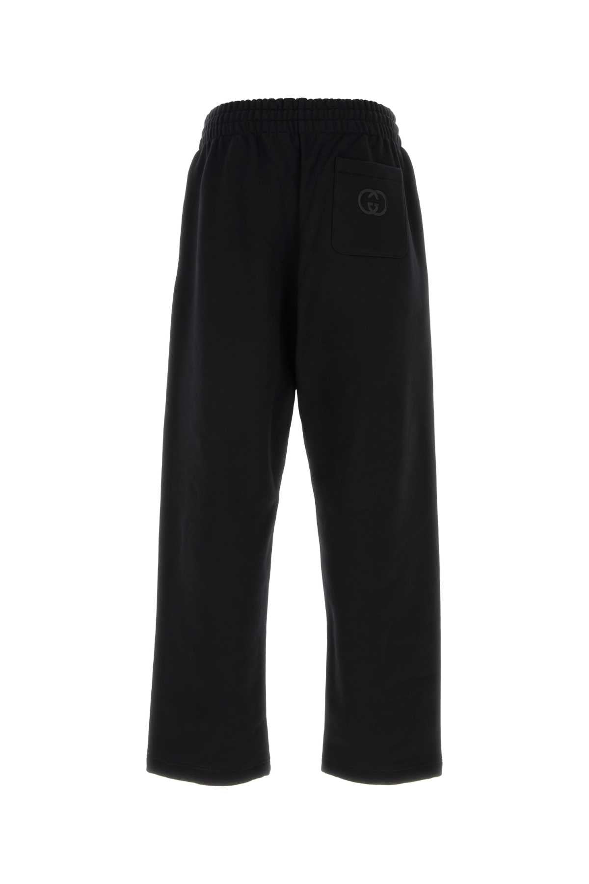 Gucci Cotton Joggers — Black