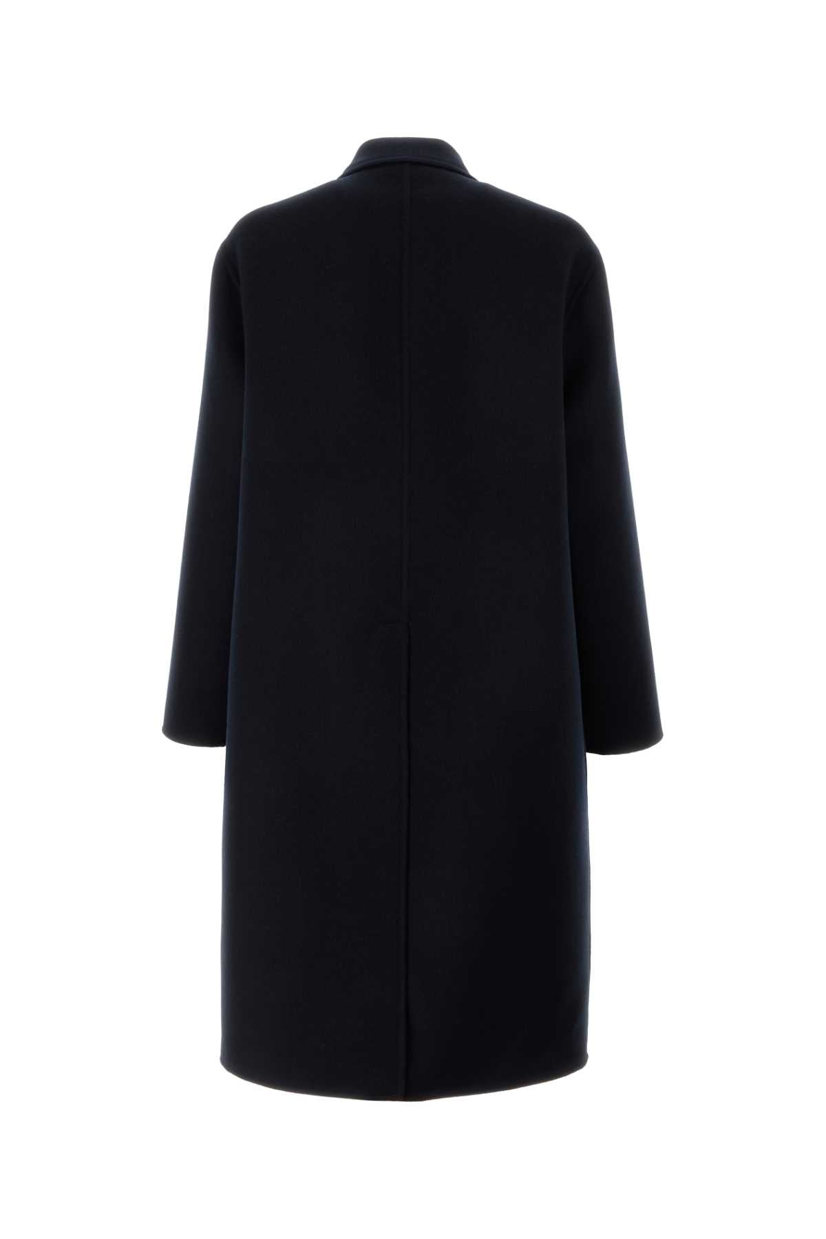 Gucci Wool Blend Coat — Navy