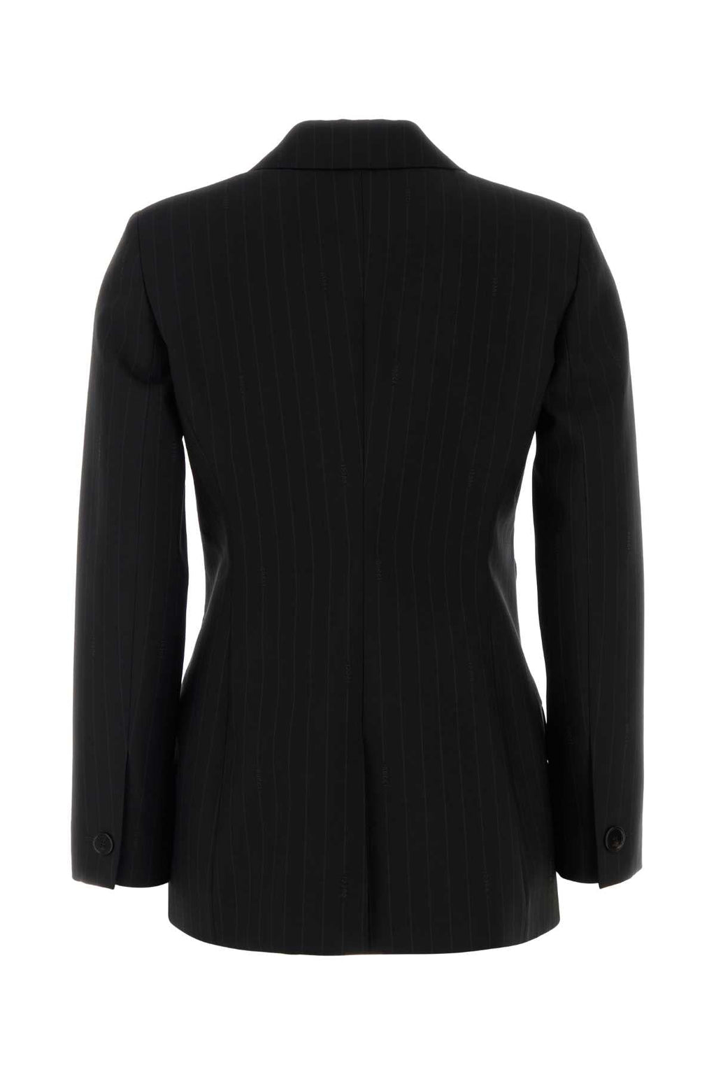Gucci Striped Wool Blazer — Black