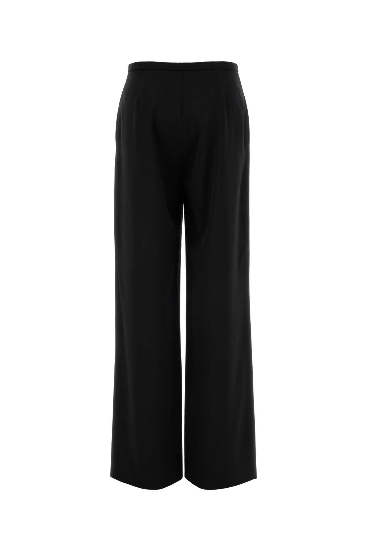 Gucci Wool Palazzo Trouser — Black