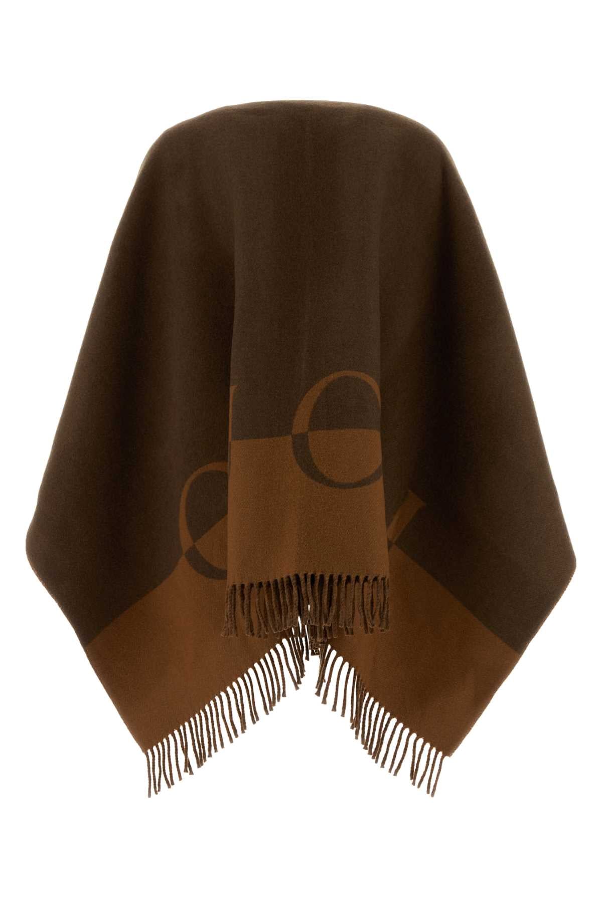 Gucci Gucchoncho Cape — Brown