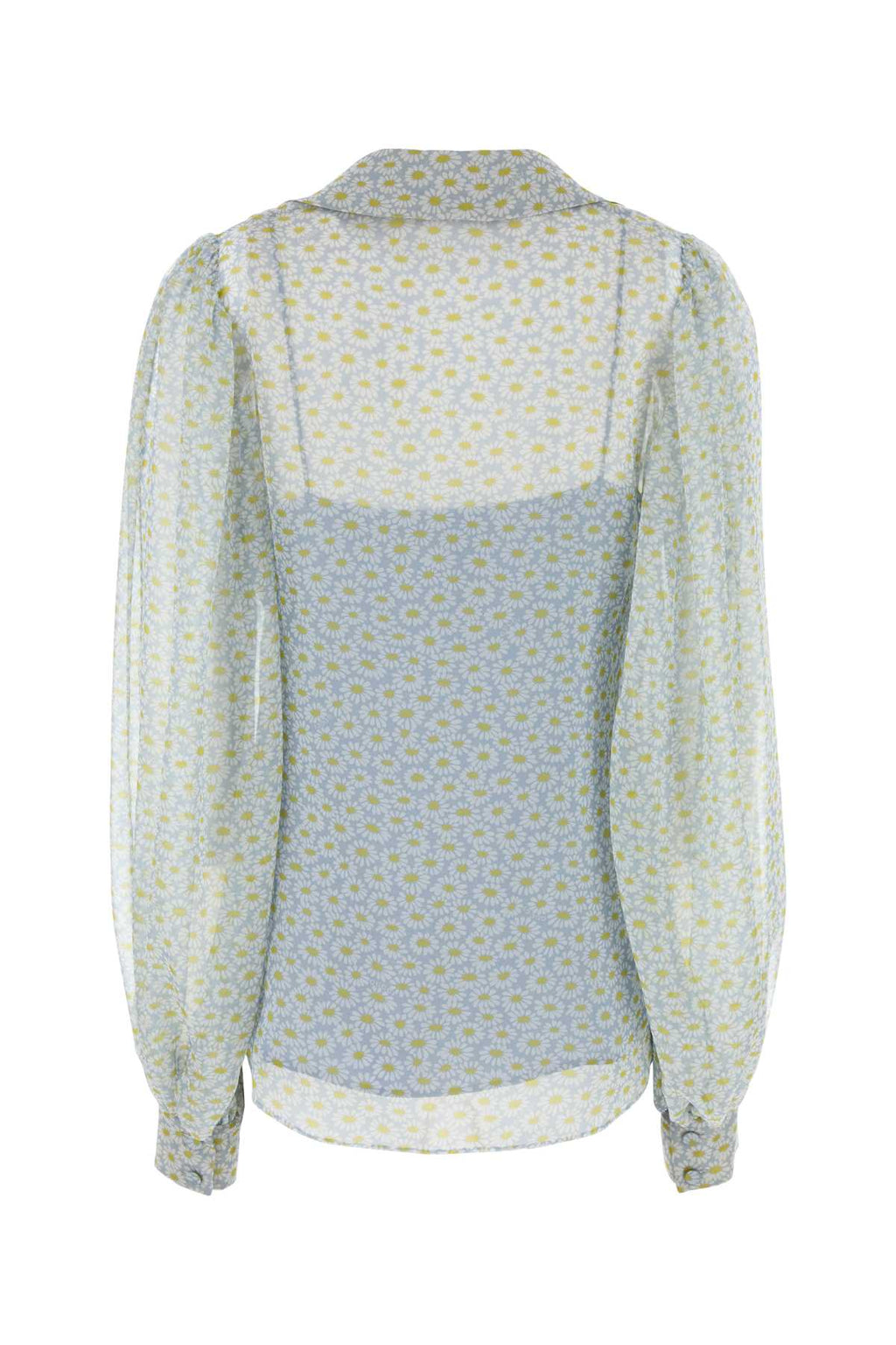 Gucci Printed Chiffon Shirt — Multicolor
