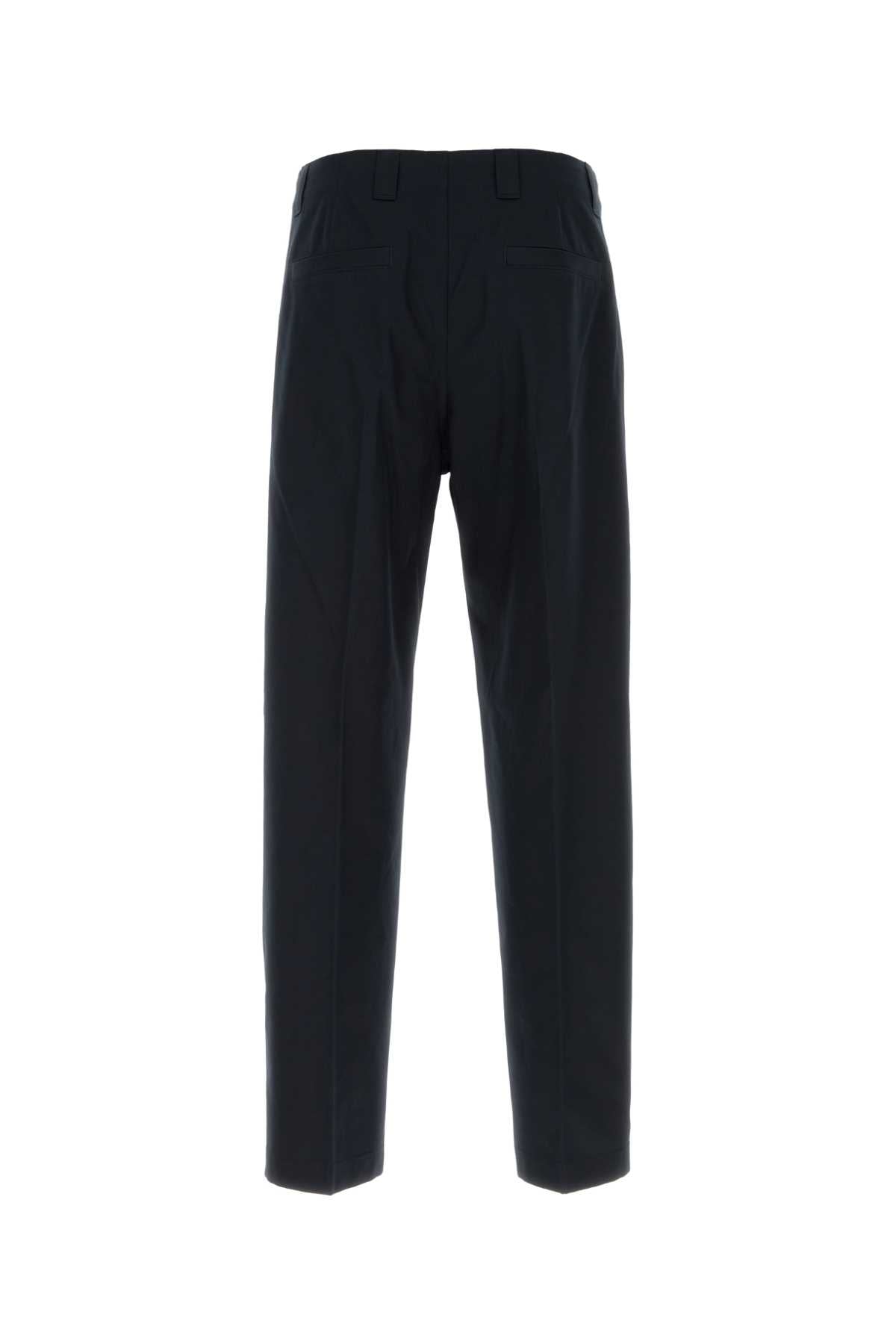 Gucci Twill Cotton Trousers — Black