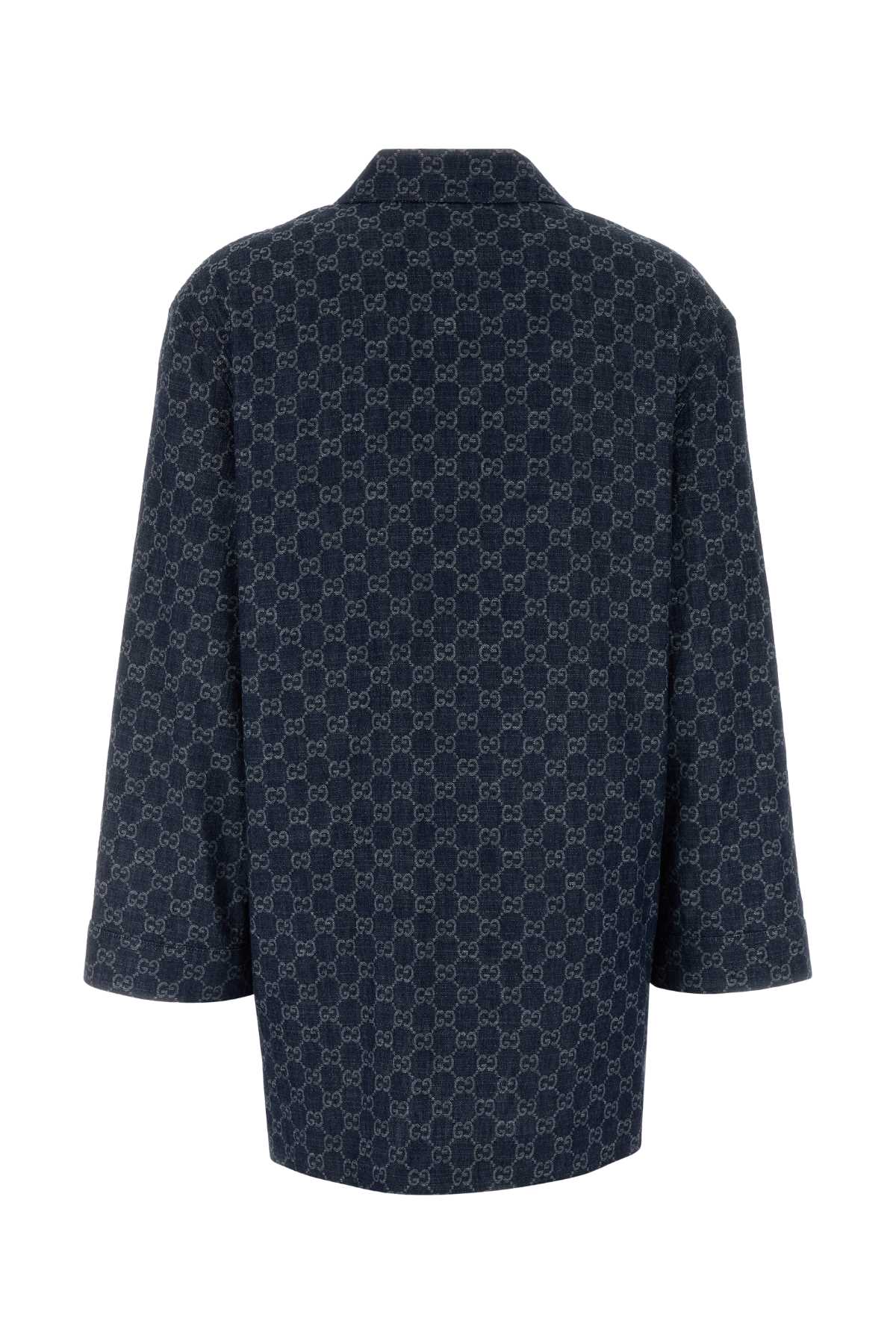 Gucci Shirt Blazer — Blue