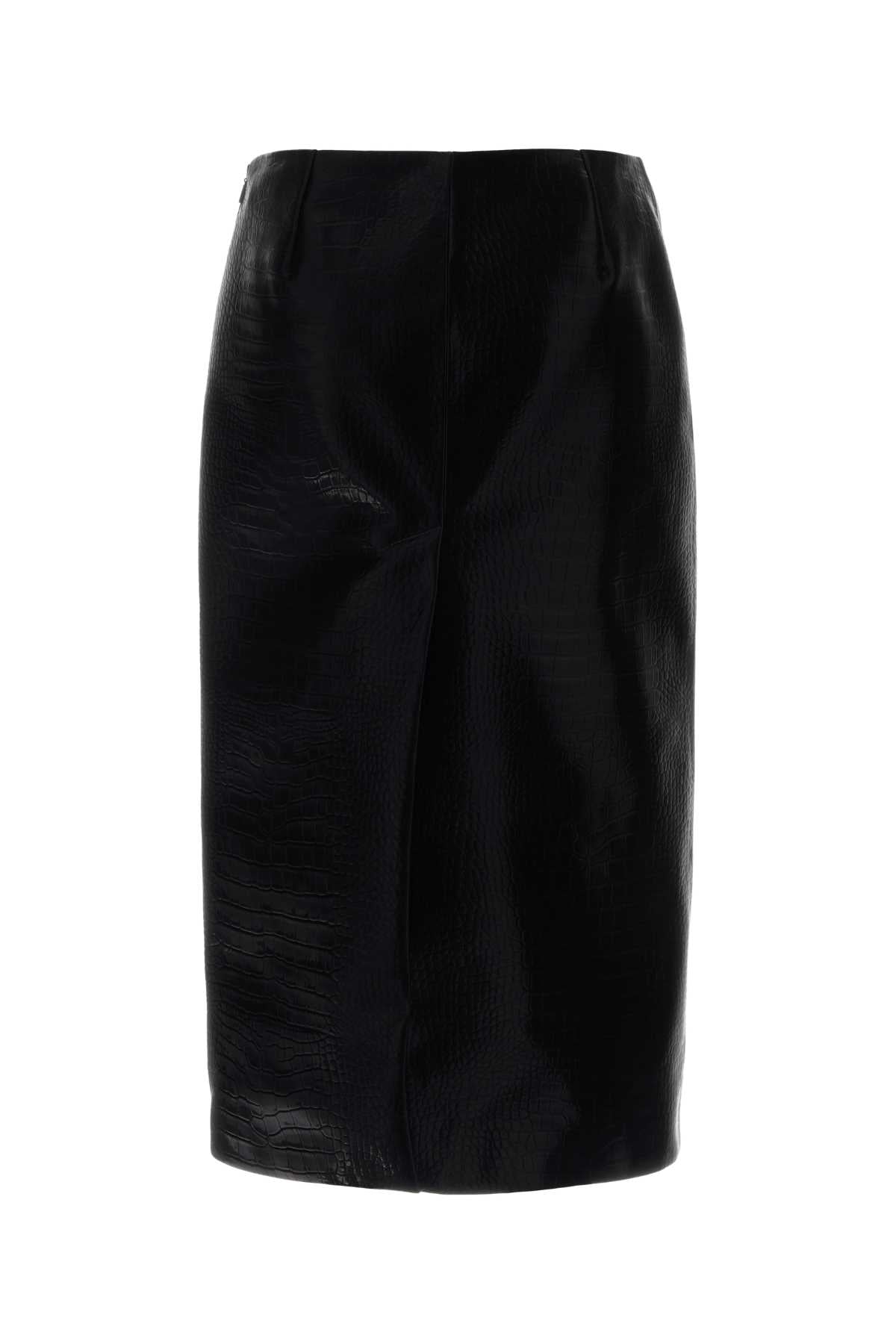 Gucci Lamb Skin Skirt — Black