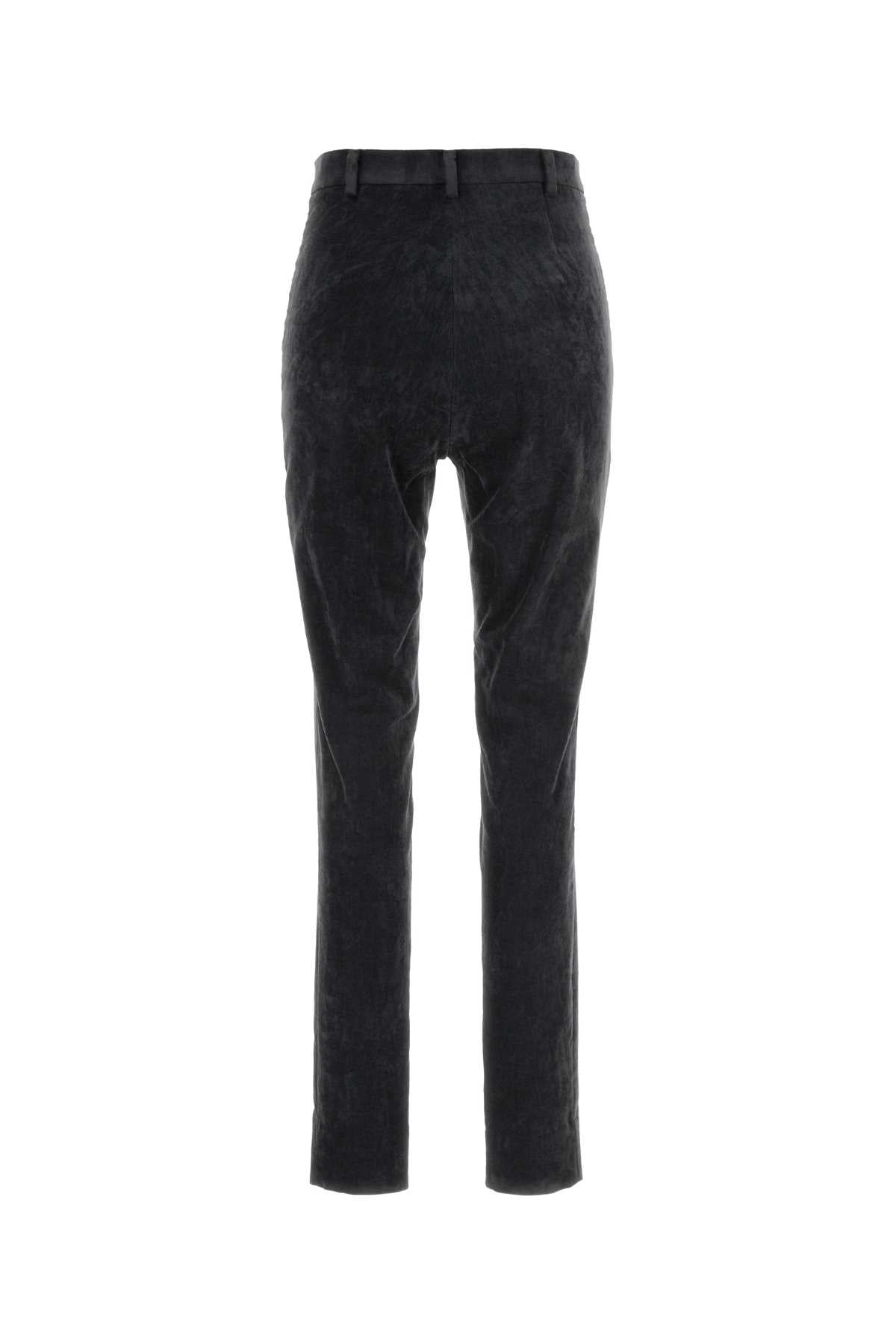 Gucci Stretch Velvet Trousers — Black