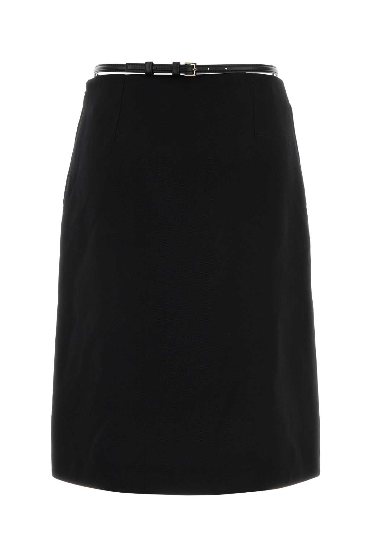 Gucci Wool Skirt — Black