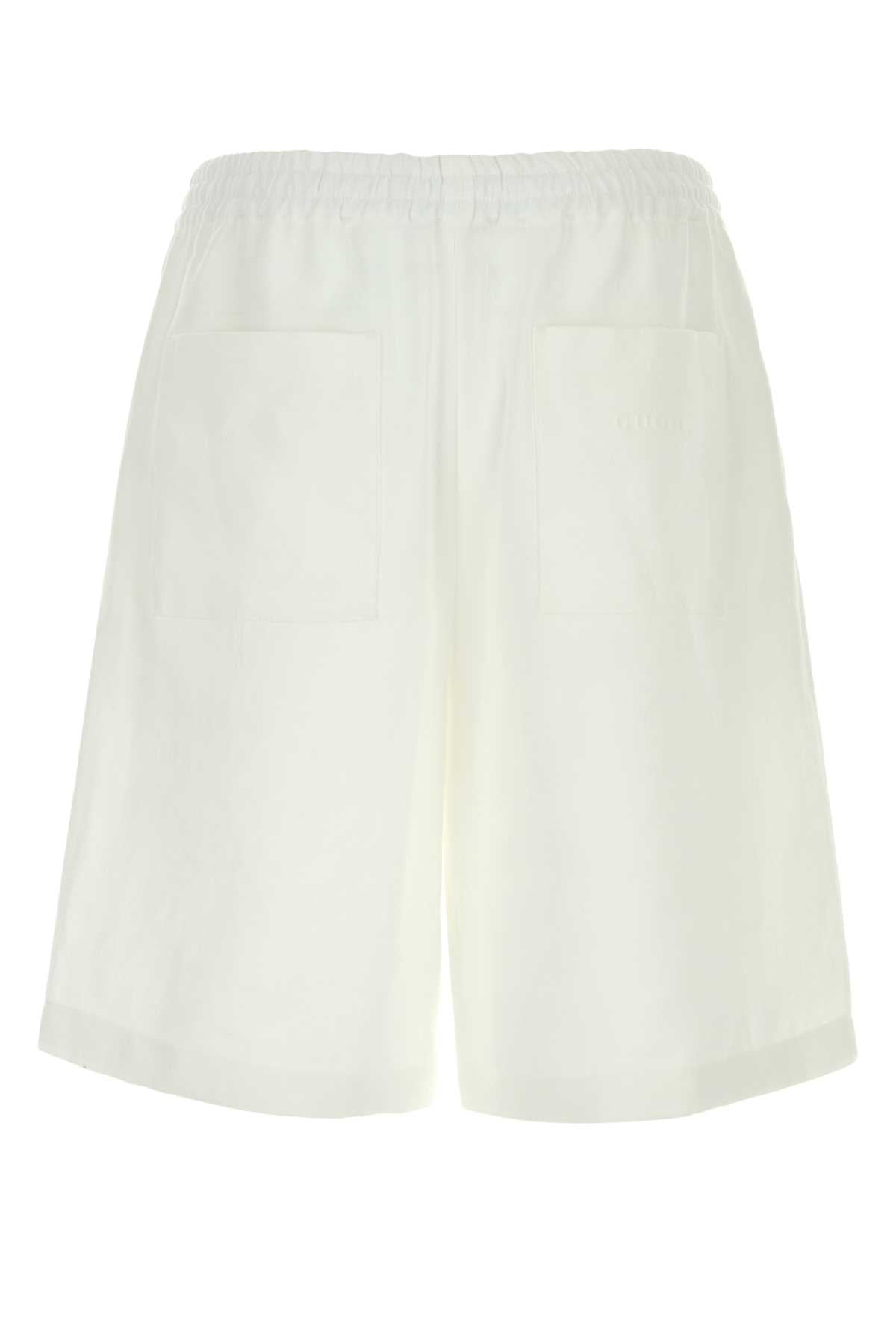 Gucci Pant Bermuda Shorts — White