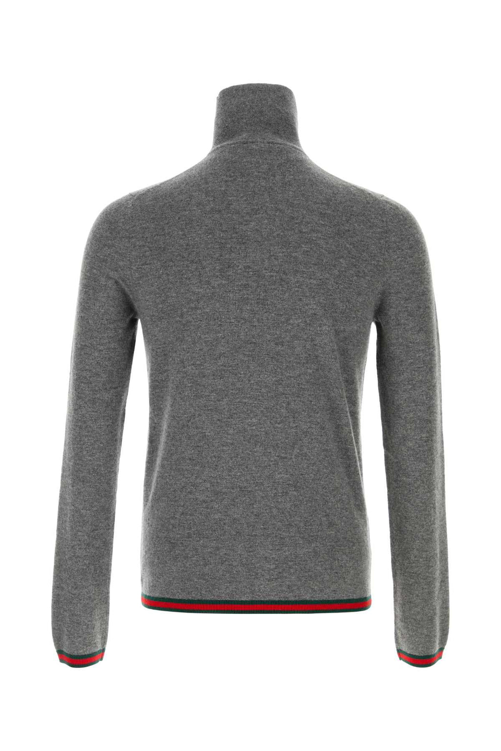 Gucci Cashmere Turtleneck Sweater — Gray