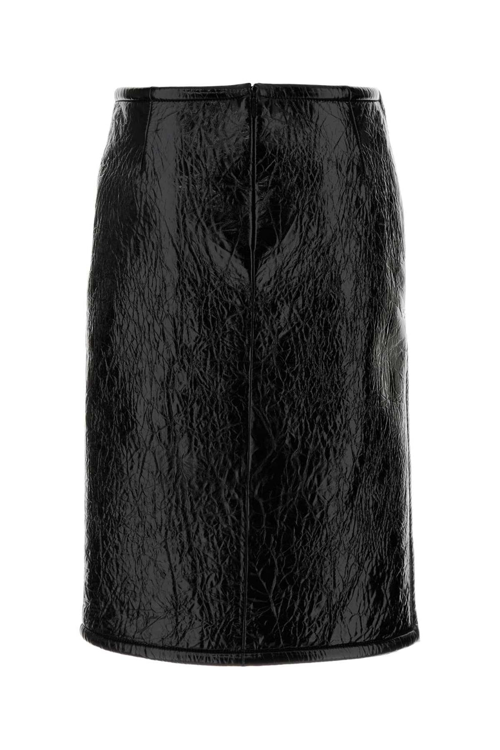 Gucci Lamb Leather Skirt — Black