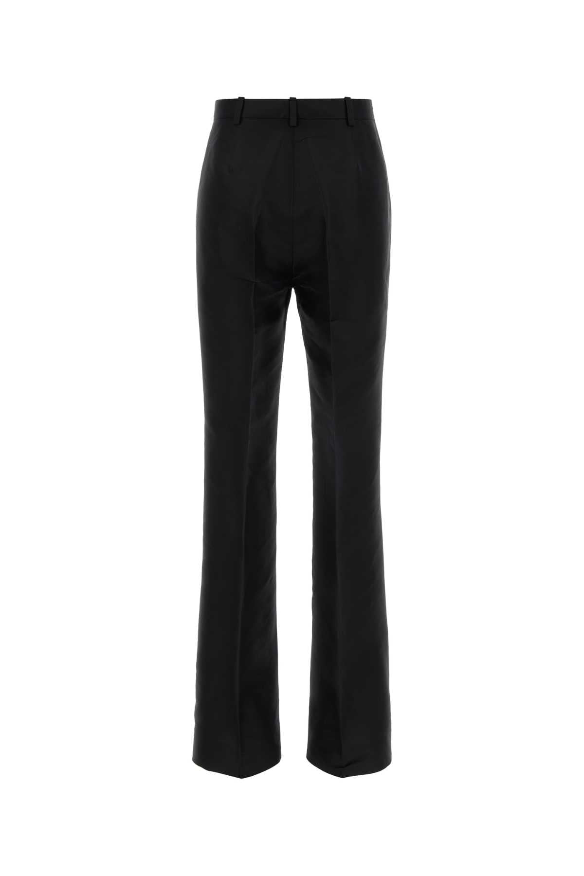Gucci Silk Trousers — Black