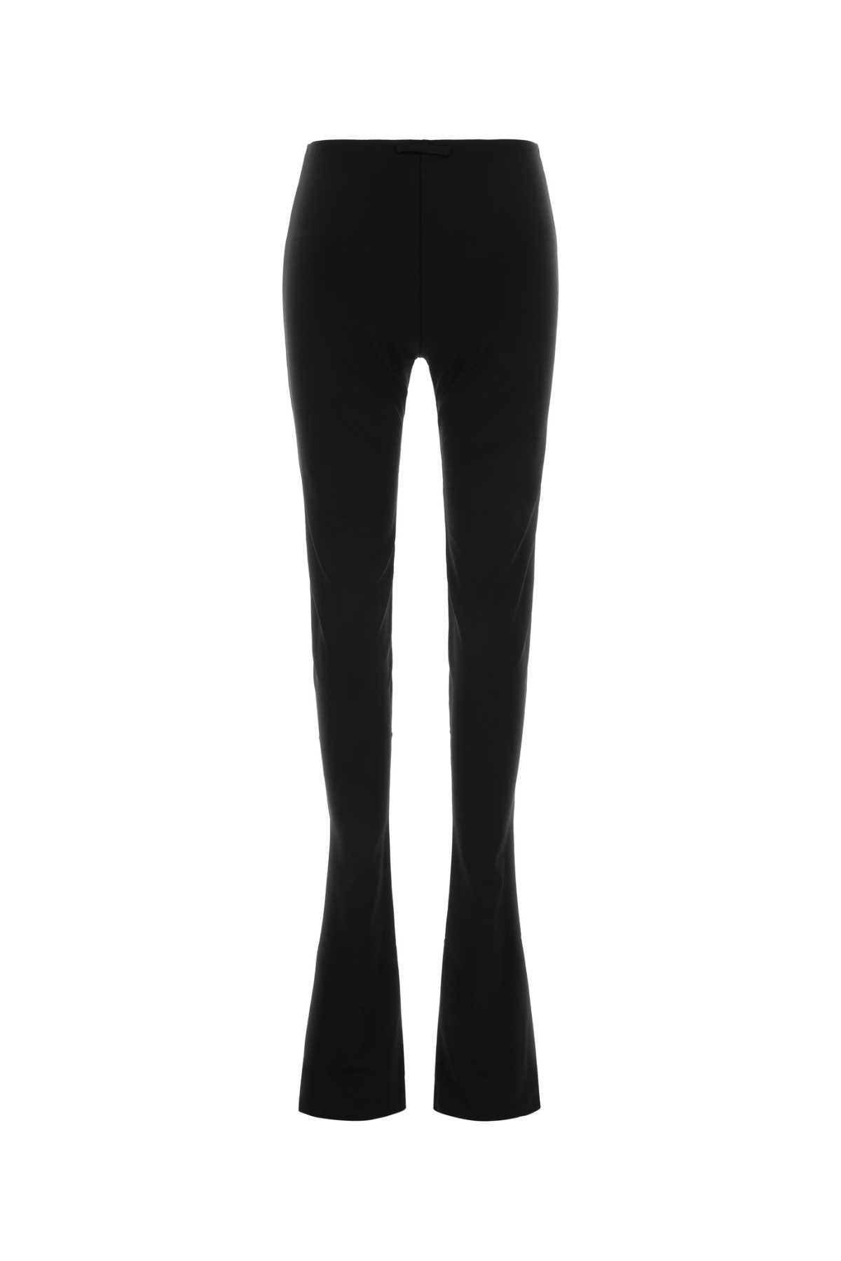 Gucci Crepe Flared Trouser — Black