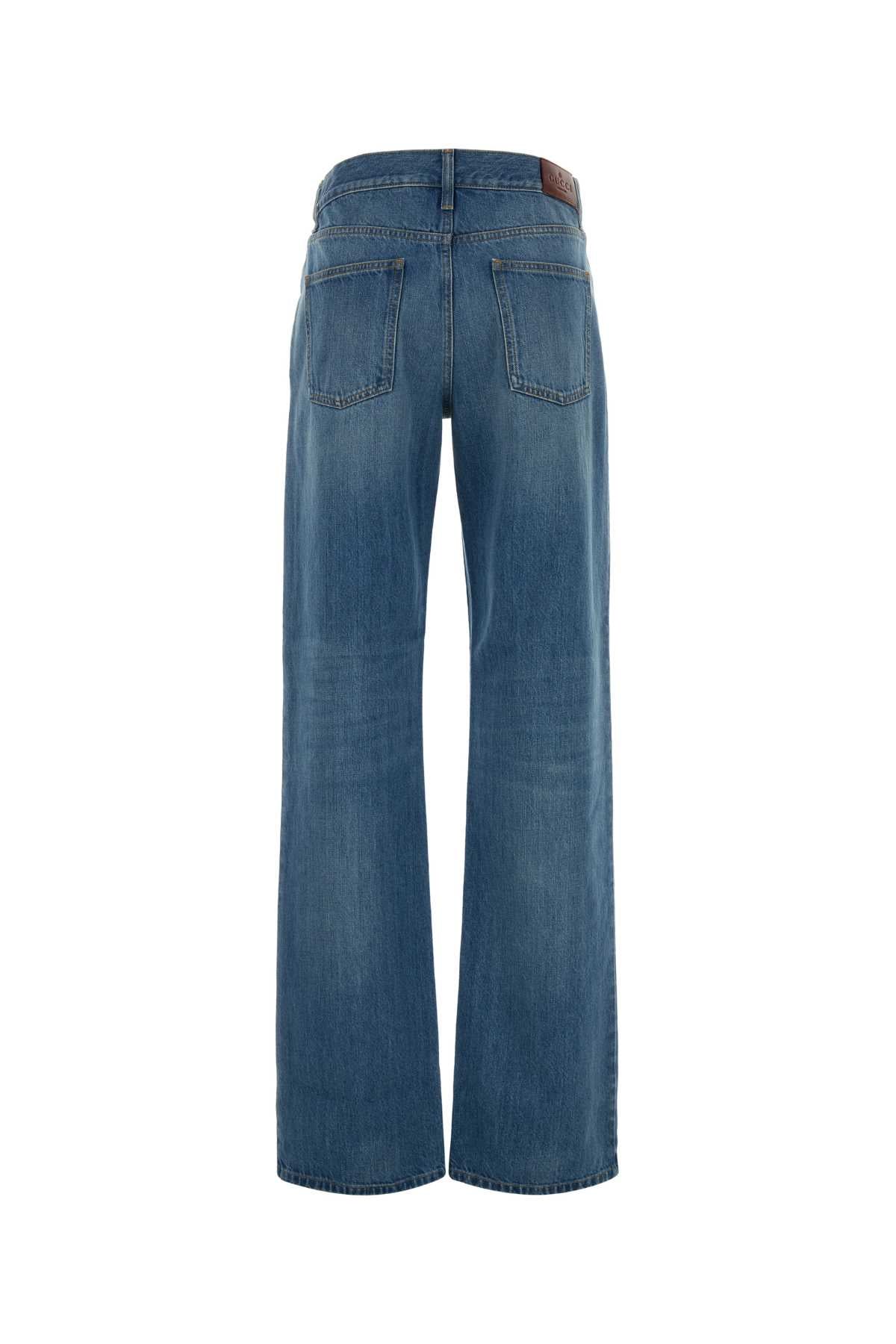 Gucci Low Straight Jeans — Blue