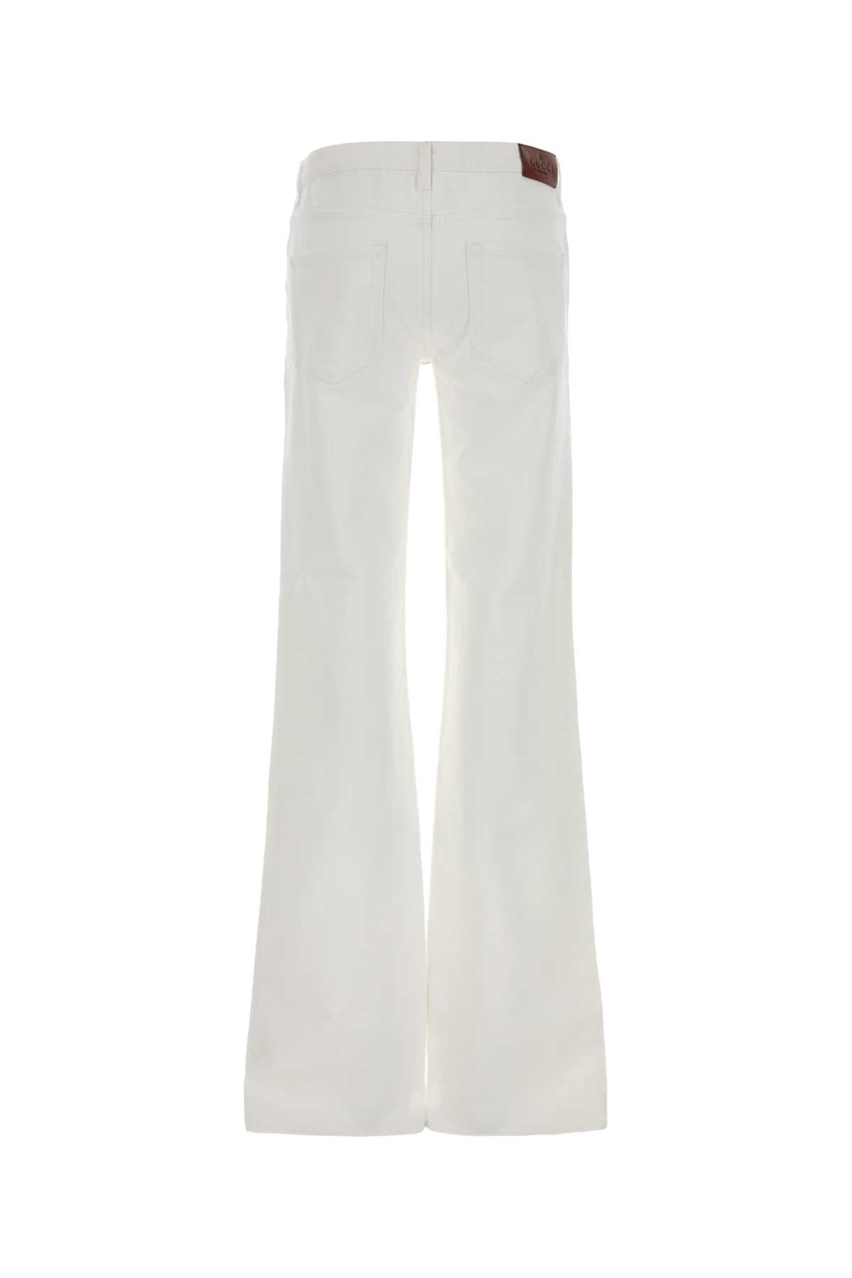 Gucci Rise Jeans — White