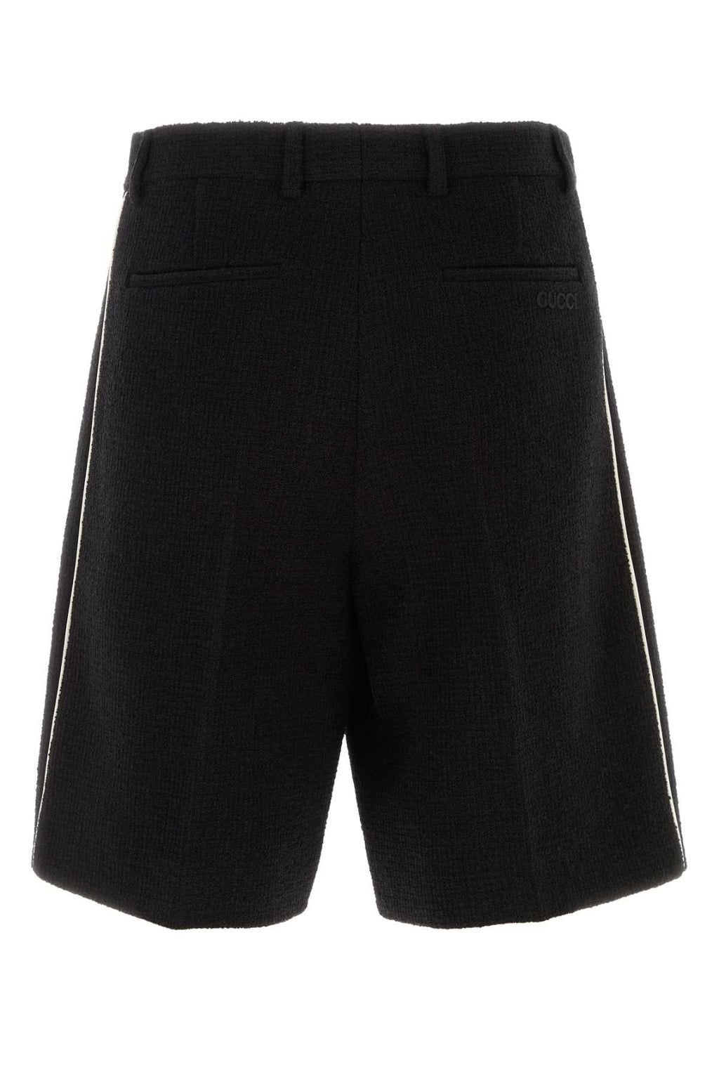 Gucci Boucle Bermuda Shorts — Black