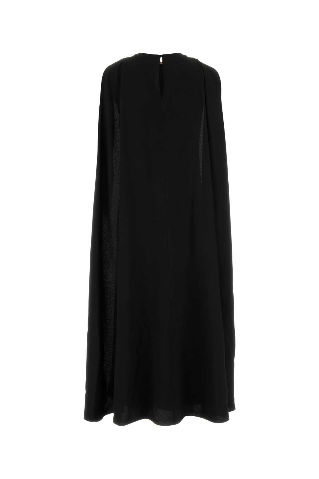 Gucci Crepe Cape Dress — Black