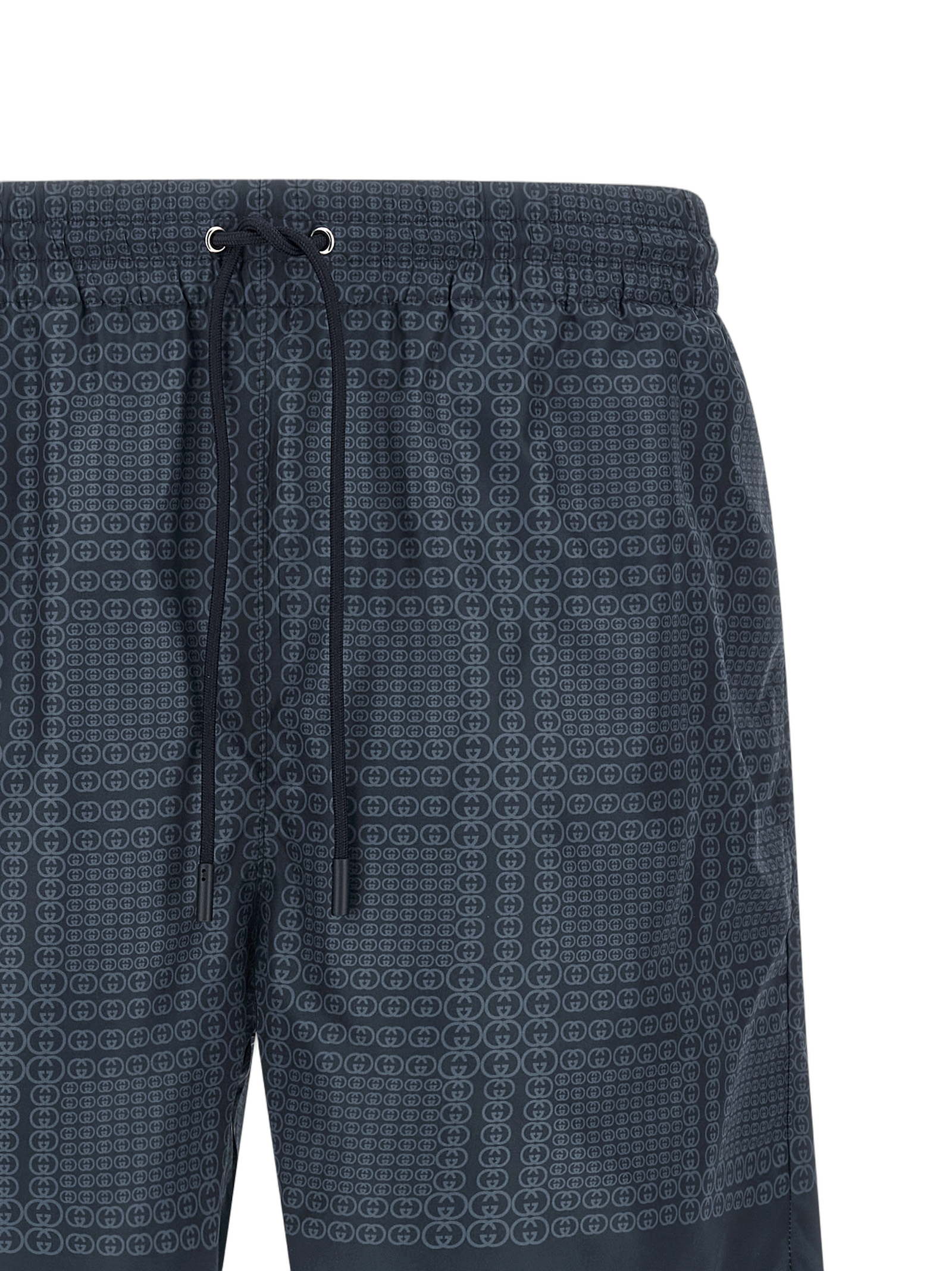 Gucci Gucci Incrocio GG Print Swim Shorts — Blue