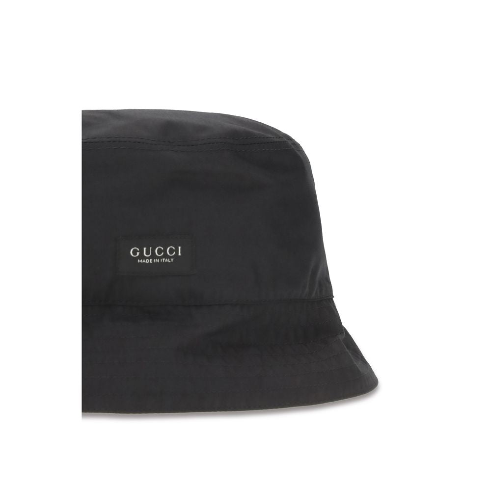 Gucci GUA006PE4HBK01000BB Cotton Bucket Hat — Black