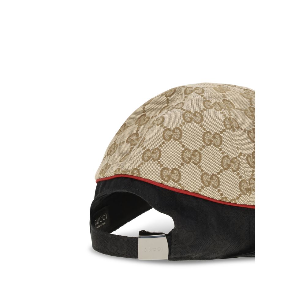 Gucci GUA001I24HBLB9660BB GG Monogram Baseball Cap — Beige