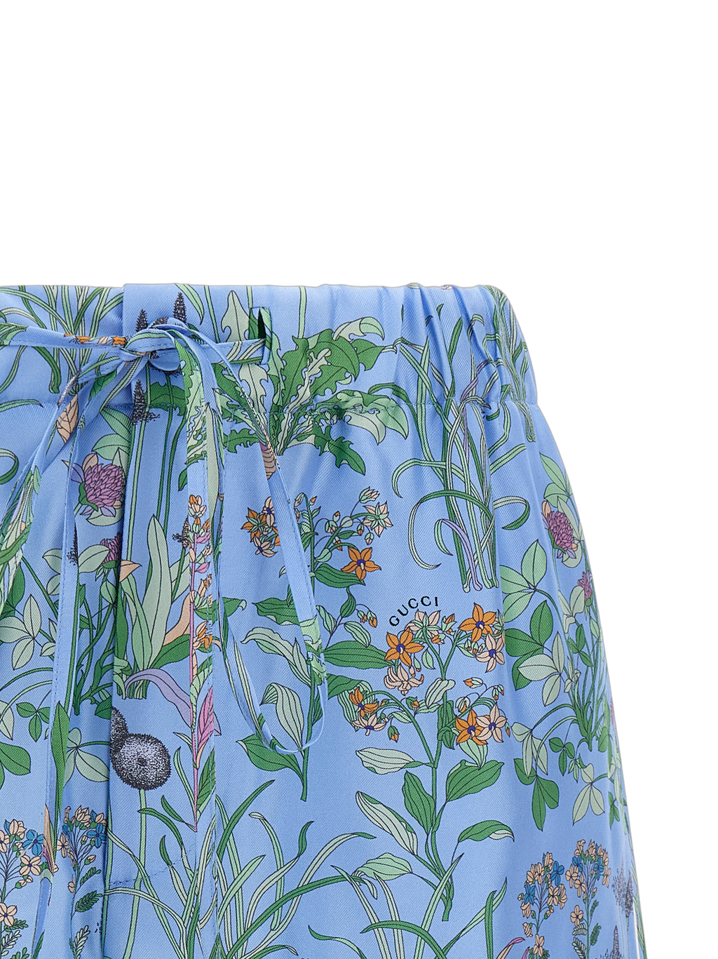 Gucci Flora Bermuda Shorts — Blue