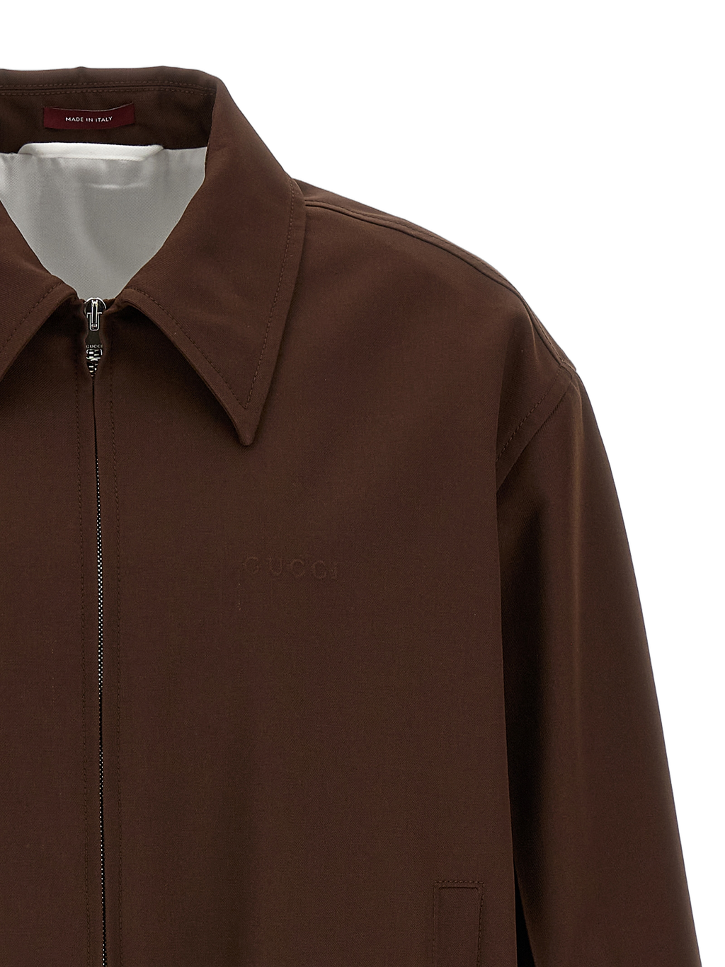 Gucci Wool Jacket — Brown