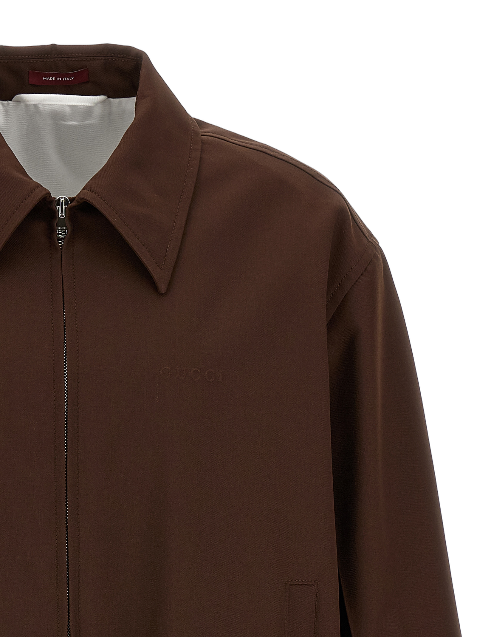 Gucci Wool Jacket — Brown